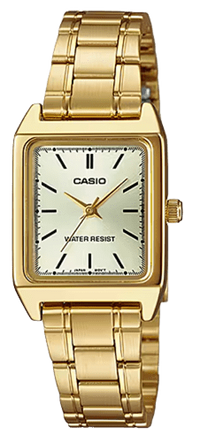 Montre femme CASIO LTP-V007G-9E doree quartz analogique acier Kairos Time
