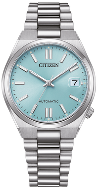 Montre CITIZEN Tsuyosa NJ0200-50L bleue automatique calibre 8210 verre saphir 50m Kairos Time
