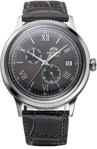 Montre ORIENT Bambino RA-AK0704N30B verte automatique verre mineral dome bracelet cuir Kairos Time