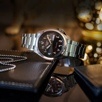 SEIKO 5 ARABIC DIAL RHODIUM SRPH47K1