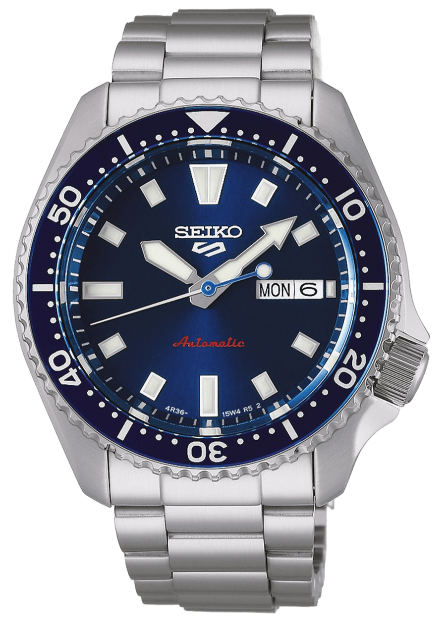 Montre SEIKO 5 Sports SRPL83K1 automatique calibre 4R36 100m acier inoxydable Kairos Time
