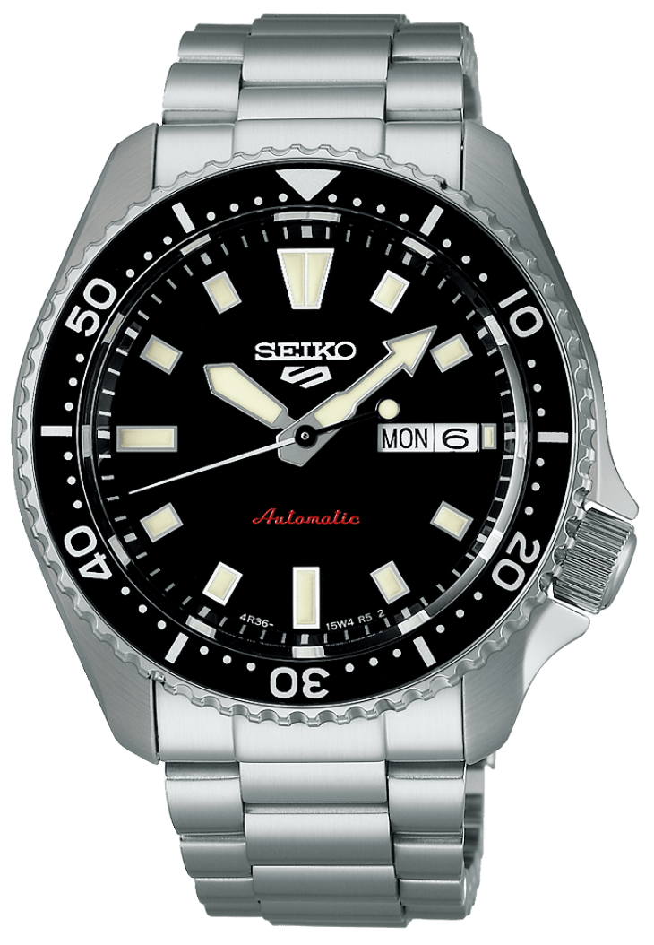 Montre SEIKO 5 Sports SRPL85K1 automatique calibre 4R36 100m acier inoxydable Kairos Time