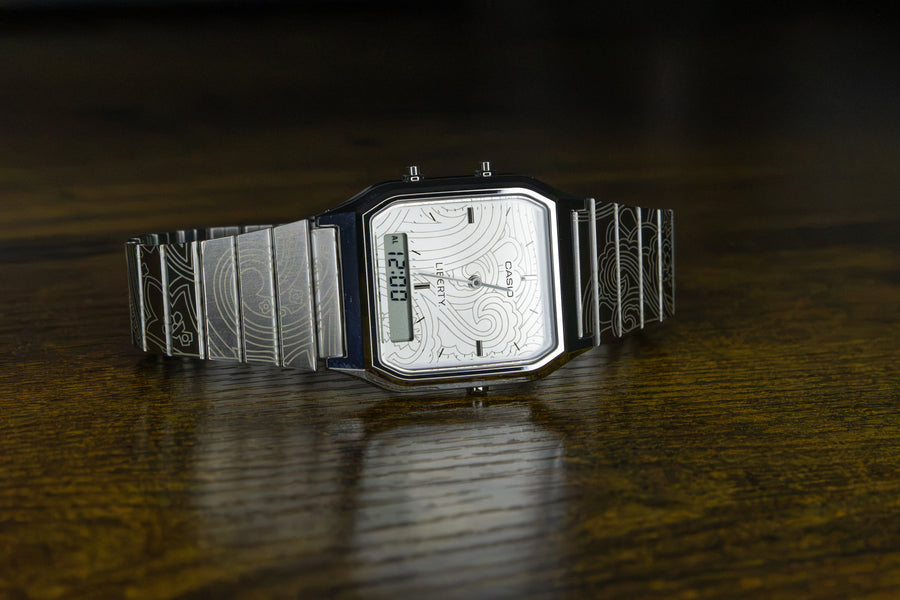 CASIOxLIBERTY AQ-230ELT-7ADR