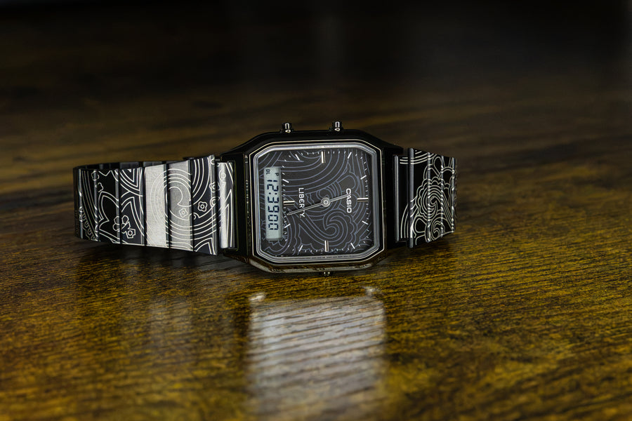 CASIOxLIBERTY AQ-230EBLT-1ADR